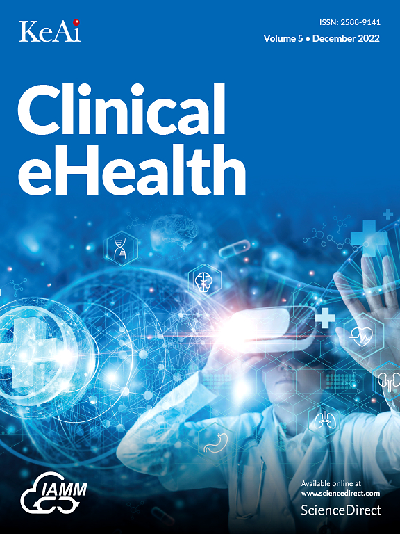 Go to journal home page - Clinical eHealth